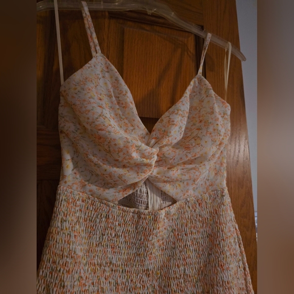 Mable Floral Cutout Spaghetti Strap Mini Dress - Picture 16 of 16